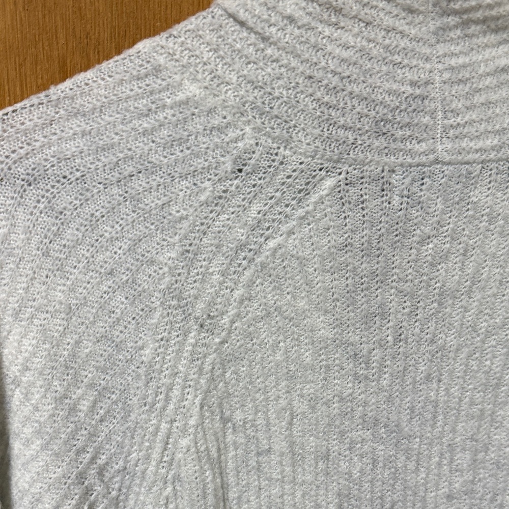 Ava & Viv Gray Ribbed Robe - Picture 7 of 8